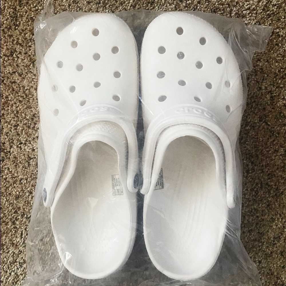 White Crocs